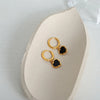 18K Gold-Plated Heart Drop Earrings test