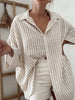 Striped Button-Down Long Sleeve Shirt test