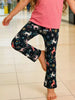 Children's Unicorn Print Flare Leggings test