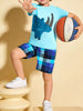 Children's Rhino Graphic Tee & Plaid Shorts Set test