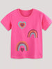 Children's Heart & Rainbow Round Neck Tee test