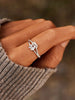 925 Sterling Silver Knotted Ring test