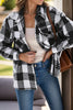 Plaid Button Up Long Sleeve Jacket test