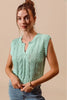 SO ME Notched Neck Cable Knit Sweater Vest test