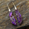 Gold-Plated Copper Dangle Earrings test