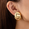 Chunky Knot Stud Earrings test