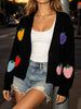 Full Size Fruit Applique Knit Cardigan Plus Size test
