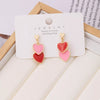Sweet Doubl Heart Drop Earrings test