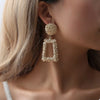 Geometric Dangle Earrings test