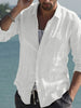Men's Full Size Button Up Long Sleeve Shirt Plus Size test