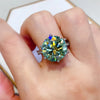 10 Carat Moissanite 925 Sterling Silver Ring test