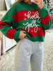 Stripe Festive Holly Jolly Sequin Christmas Holiday Sweater test