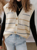 Striped Button-Down Sweater Vest test