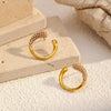 Pearl-Accented C-Hoop Earrings test