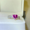 1 Carat Moissanite 925 Sterling Silver Ring test