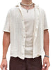 Men's Full Size Button Down Short Sleeve Shirt Plus Size test
