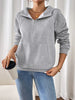 Perfee Half Zip Long Sleeve Hoodie test