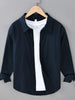 Men's Plus Size Button Up Long Sleeve Shirt test
