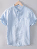 Men's Plus Size Button Detail Short Sleeve Shirt test