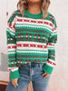 Round Neck Dropped Shoulder Sweater test