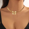 18K Gold-PlatedBowknot Chain Necklace test