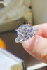 5 Carat Moissanite 925 Sterling Silver Ring test