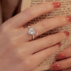 1 Carat Moissanite 925 Sterling Silver Heart Ring test