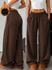 Elastic Waist Wide-Leg Sweatpants test