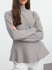 Mock Neck Long Sleeve Sweater test