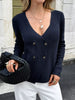 Double-Breasted Knit Cardigan test