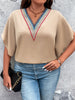 Honey Plus Size V-Neck Flutter Sleeve Blouse test