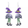 Halloween Witch Hat and Legs Dangle Earrings test