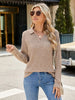 Ribbed Johnny Collar Long Sleeve T-Shirt test