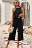Round Neck Tank and Wide Leg Pants Set test