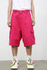 Men's Mid Rise Denim Shorts with Cargo Pockets test