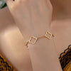 18K Gold-Plated Four Leaf Clover Bracelet test