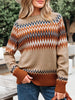 Color Block Crew Neck Sweater test