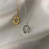 925 Sterling Silver Geometric Pendant Necklace test
