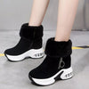 Fuzzy Side Zipper Platform Ankle Boots test