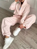Fleece Zip-Up Hoodie and Joggers Set test