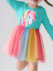Children's Unicorn Rainbow Tulle Dress test
