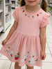 Children's Bunny Embroidered Polka Dot Dress test