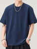 Men's Plus Size Solid Color Casual Loose T-Shirt test