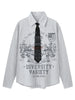 Men's Striped Button Up Long Sleeve Shirt test