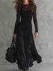Full Size Sheer Mesh Long Sleeve Maxi Dress Plus Size test