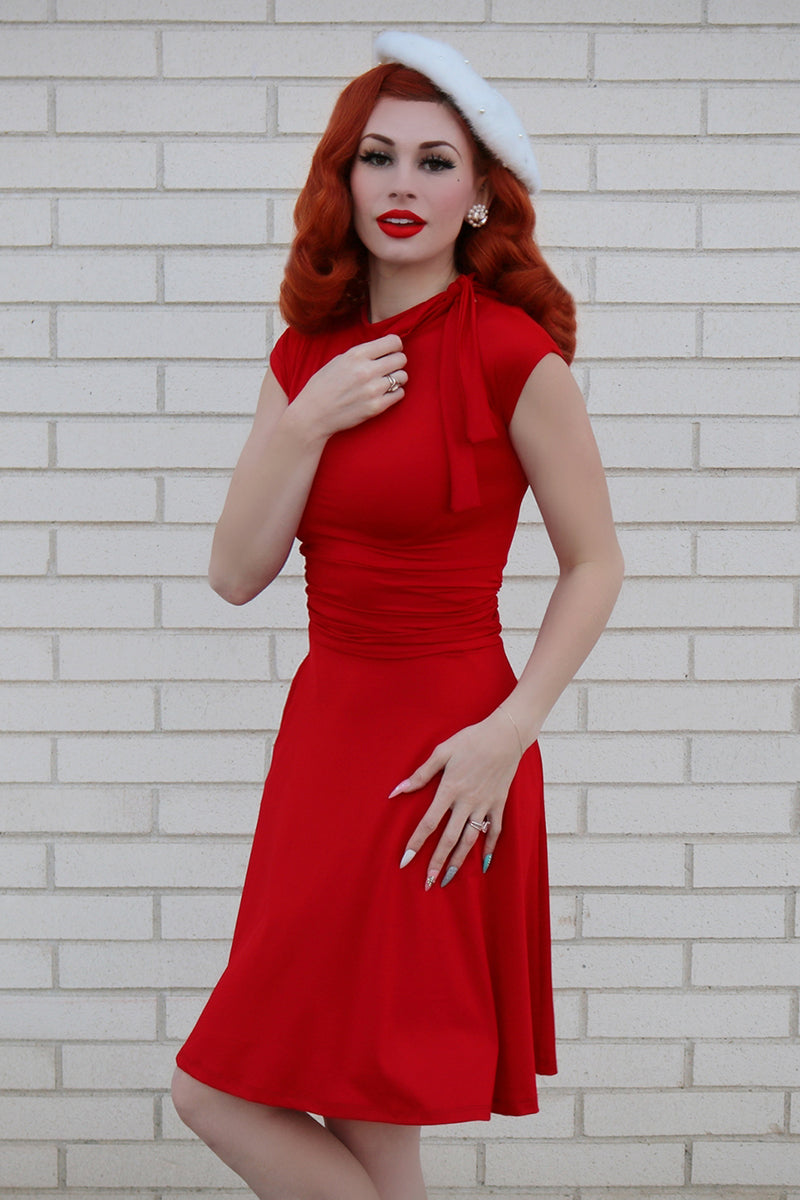 Bombshell Dress in Red - Plus Sizes only