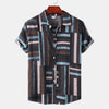 Men's Plus Size Short Sleeve Button-Down Casual Shirt test