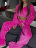 Zip Up Hoodie and Wide-Leg Pants Set test