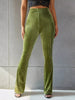 High-Waisted Ribbed Velvet Flare Pants test