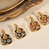 Copper Oil Drip Earrings test